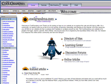 Tablet Screenshot of coolgrandma.com